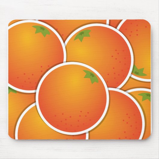 Tapis De Souris Oranges funky (Devant)