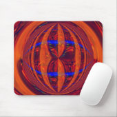 Tapis De Souris Orb Mousepad rouge (horizontal) (Avec souris)