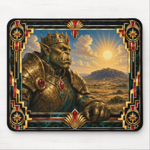 Tapis De Souris Orc, Art Déco Mythique