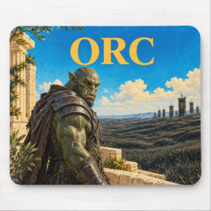 Tapis De Souris Orc, Monstre de Fantasy Gothique