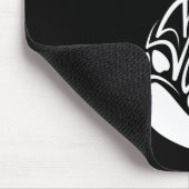 Tapis De Souris Orca tribale noire et blanche (Coin)