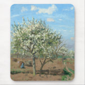 Tapis De Souris Orchard à Bloom, Louveciennes Camille Pissarro (Devant)