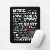 Tapis De Souris Orchestre de musique (Avec souris)