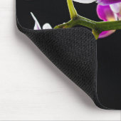Tapis De Souris Orchidée blanche et violette (Coin)