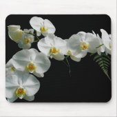 Tapis De Souris Orchidée blanche Mousepad (Devant)