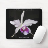 Tapis De Souris Orchidée élégante Mousepad 1 (Avec souris)