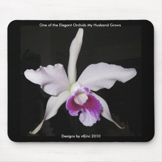 Tapis De Souris Orchidée élégante Mousepad 1 (Devant)