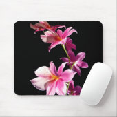Tapis De Souris Orchidée rose (Avec souris)