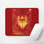 Tapis De Souris Orchidée rouge (Avec souris)