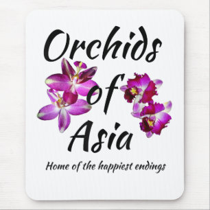Tapis De Souris Orchidées d'Asie