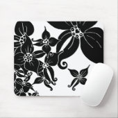 Tapis De Souris Orchidées noires (Avec souris)