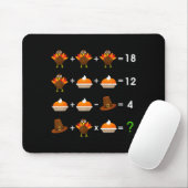 Tapis De Souris Order Of Operations Thanksgiving Quiz Funny Math T (Avec souris)