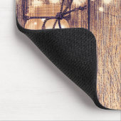 Tapis De Souris Ordinateur en pots de maçon rustiques éclairés Dai (Coin)