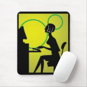 Tapis De Souris Ordinateur Love mousepad (Avec souris)