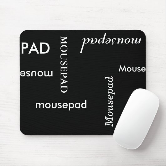 Tapis De Souris Ordinateur - Mousepad B/W (Avec souris)