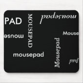 Tapis De Souris Ordinateur - Mousepad B/W (Devant)