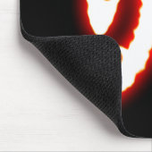 Tapis De Souris Ordinateur Mousepad de kanji du feu (Coin)