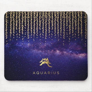 Tapis De Souris Ordinateur Mousepad de signe de zodiaque de