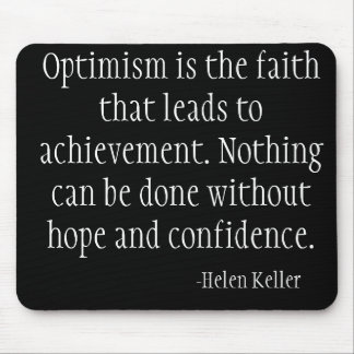 Tapis De Souris Ordinateur noir Mousepad (Helen Keller)