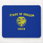 Tapis De Souris Oregon State Flag Design (Devant)
