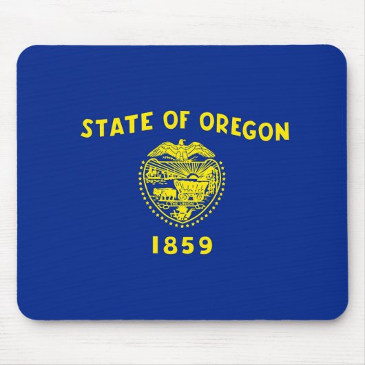 Tapis De Souris Oregon State Flag Design (Devant)