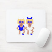 Tapis De Souris oreilles de lapin hanoukka (Avec souris)