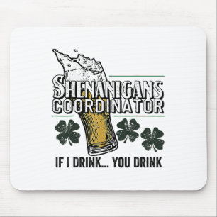 Tapis De Souris Organisateur de Shenanigans de Tee St Patricks Si