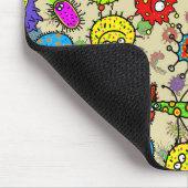 Tapis De Souris Organismes microscopiques drôles de laboratoire (Coin)