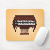 Tapis De Souris Orgue double décker : Modèle 3D : Mousepad (Avec souris)