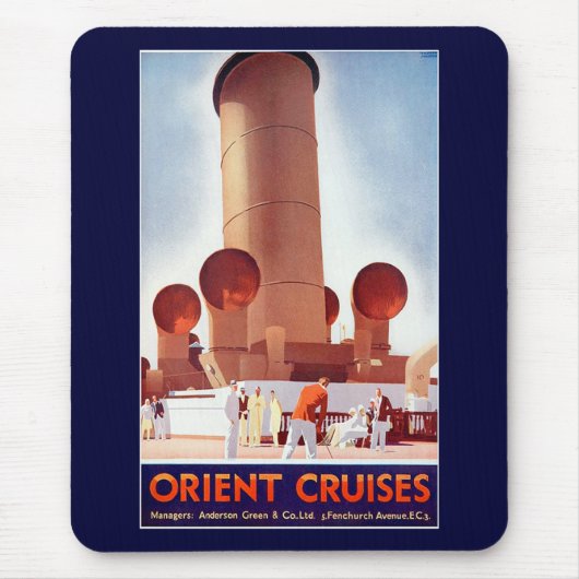 Tapis De Souris Orient Cruises Big Funnel (Devant)