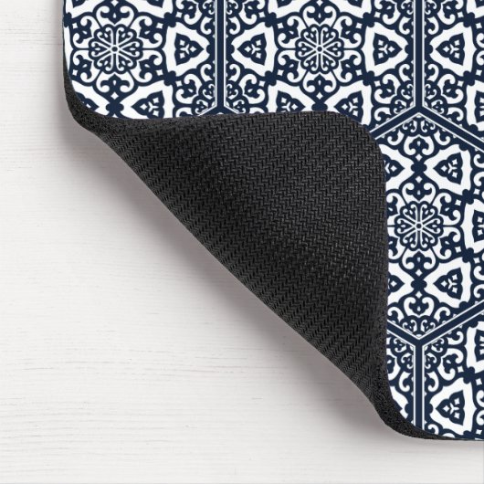 Tapis De Souris Oriental Bleu ottoman Turc Tracery Vector Art (Coin)