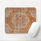 Tapis de souris oriental orange (Avec souris)