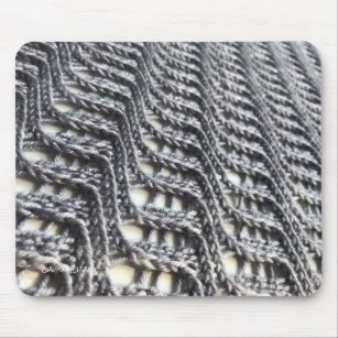 Tapis de souris orienté de tricotage - étapes