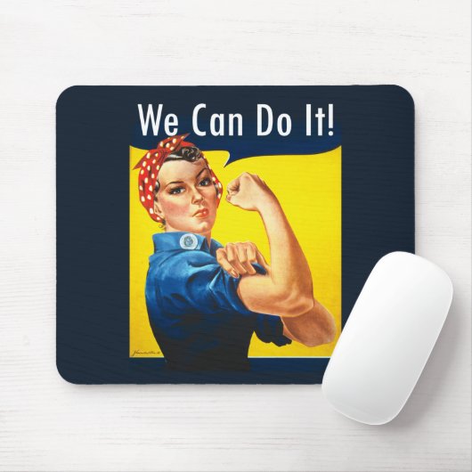 Tapis De Souris Original Rosie le Riveter ~ (Avec souris)