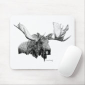 Tapis De Souris Orignaux (Avec souris)