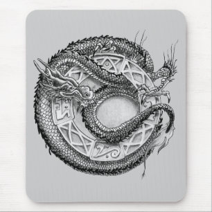 Tapis De Souris Ornamental de dragon