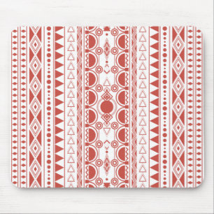 Tapis De Souris Ornement Bohème 30122020 Rouge foncé