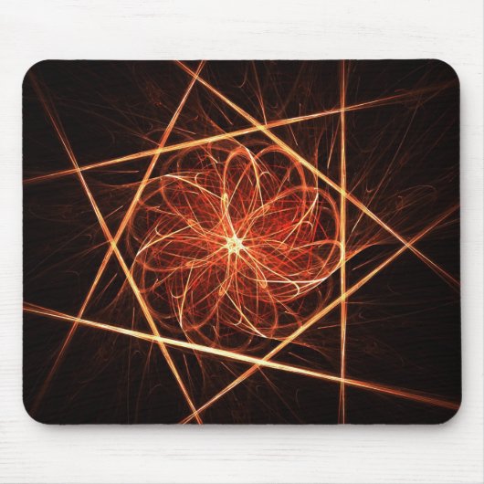 Tapis De Souris Ornement de fractale (Devant)