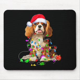 Tapis De Souris Ornement de Noël Cavalier King Charles Spaniel Chi