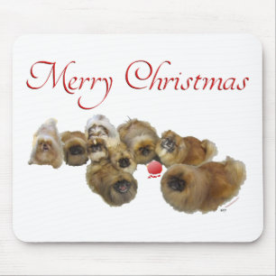 Tapis De Souris Ornement de Noël Pékinois