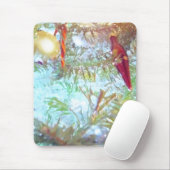 Tapis De Souris Ornements de vacances à la lumière (Avec souris)