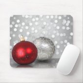 Tapis De Souris Ornements Shimmery de Noël - Mousepad (Avec souris)
