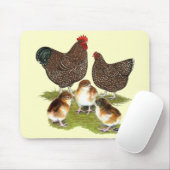 Tapis De Souris Orpington Jubilee Famille de poulet (Avec souris)