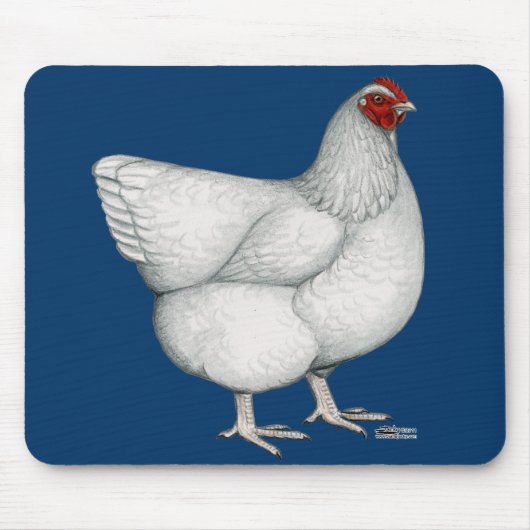 Tapis De Souris Orpington White Hen (Devant)
