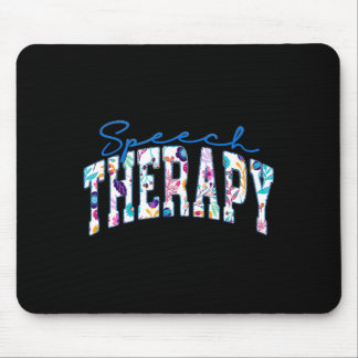 Tapis De Souris Orthophonie Drôle Thérapeute Langage Œuvre d'Art