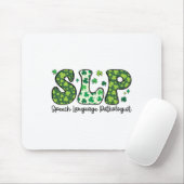 Tapis De Souris Orthophoniste Discours de la Saint-Patrick (Avec souris)