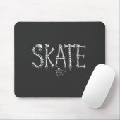 Tapis De Souris Os squelette de skate (Avec souris)