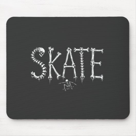 Tapis De Souris Os squelette de skate (Devant)