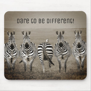 Tapis De Souris Osez être différent ! Zebra Mouse Pad
