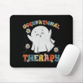 Tapis De Souris Ot Occupational Therapy Halloween Retro Ghost Ot H (Avec souris)